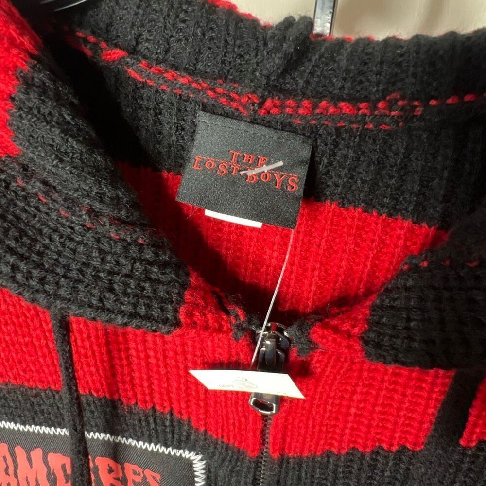 Hot Topic The Lost Boys Patch Distressed Knit Cro… - image 3